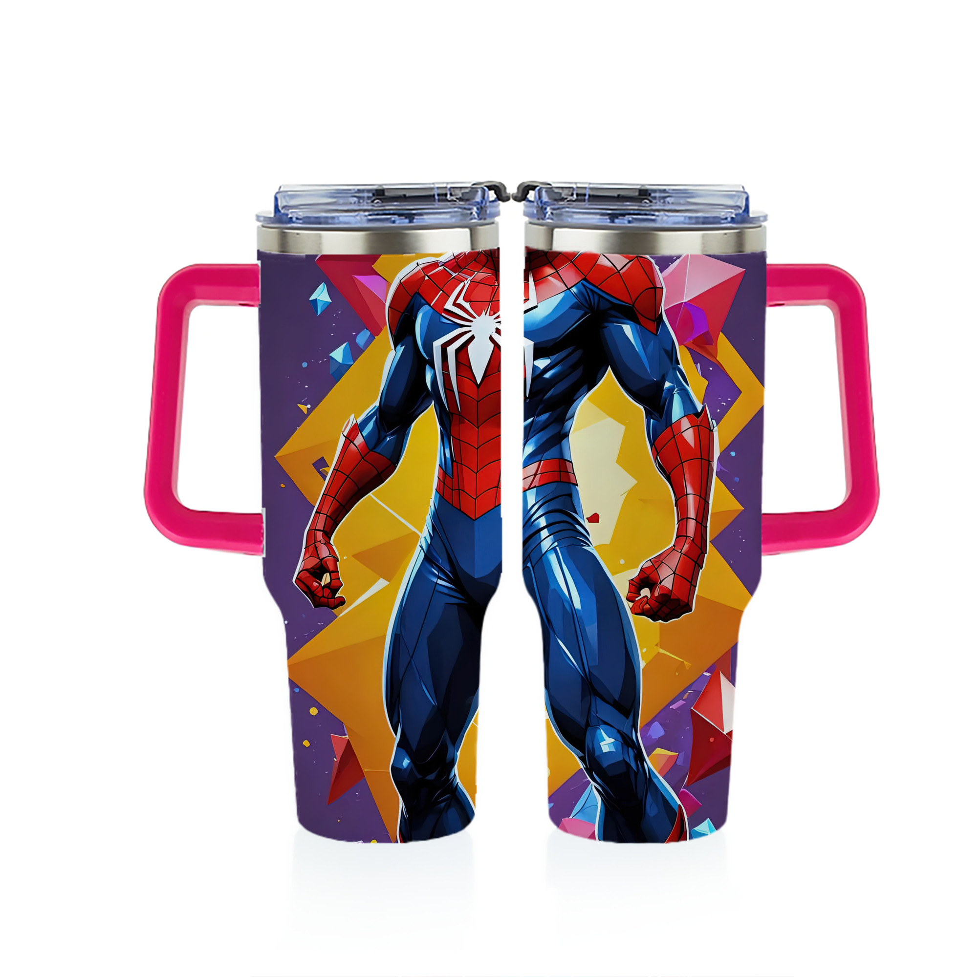 （画像用） Spider Man スパイダーマン 1200ｍLフルプリント車用タンブラー
